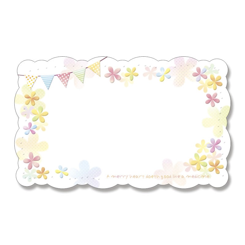 ササガワ ファンタジーカード カラフルフラッグ 16-874 100枚/冊