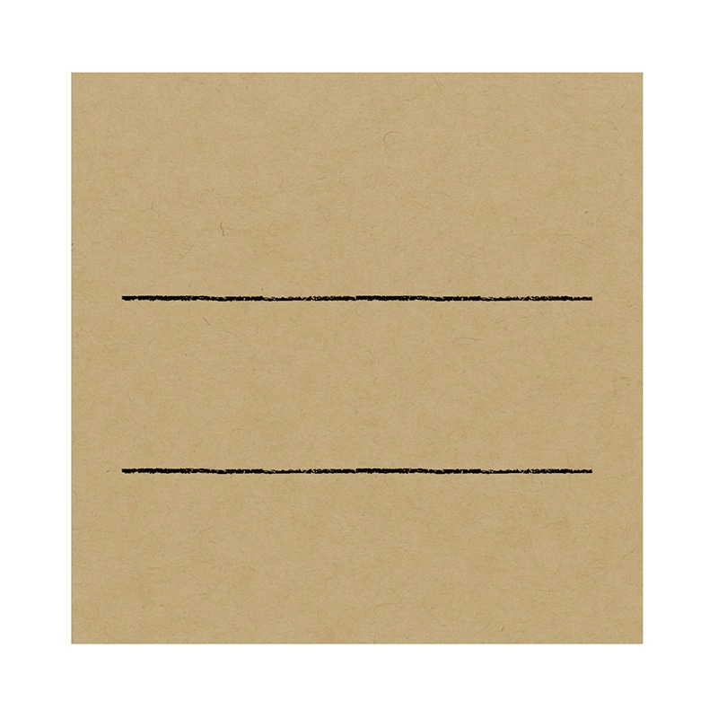 ササガワ 手書きPOP用カード スクエア型 クラフト 16-1754 10枚/冊