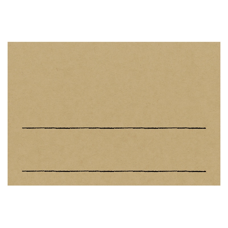 ササガワ 手書きPOP用カード はがきサイズ クラフト 16-1755 10枚/冊