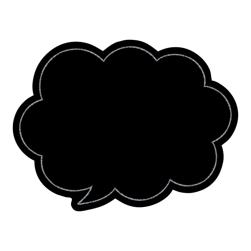 ササガワ 手書きPOP用カード 吹出し型 大 ブラック 16-1760 10枚/冊