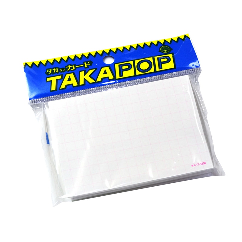 ササガワ ショーカード 大 アミ目入 無字 17-5308 50枚 1冊(ご注文単位5冊)【直送品】