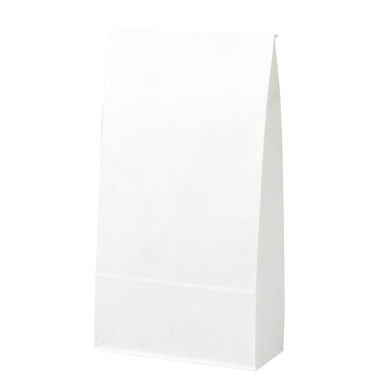 ササガワ 角底袋 白無地　大　100枚 50-3200 1包（ご注文単位1包）【直送品】