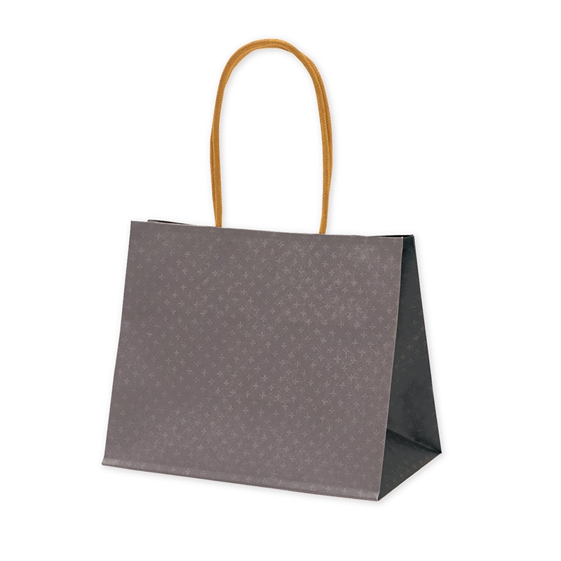 ササガワ 手提げ紙袋 テミニン ブラウン 50-6032 1枚（ご注文単位10枚）【直送品】