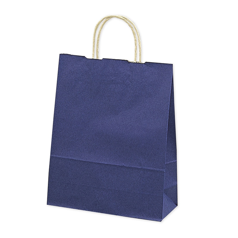 ササガワ 手提げ紙袋 マリン　小　10枚 50-6107 1包（ご注文単位1包）【直送品】