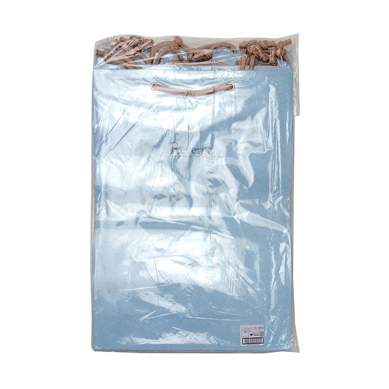 ササガワ 手提げ紙袋 リバージュロング ブルー 50-6632 1枚(ご注文単位5枚)【直送品】