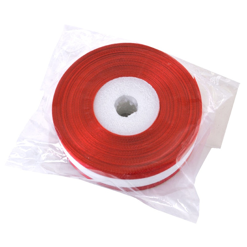 ササガワ 催事用リボン 赤耳 24 50-7208 1巻(ご注文単位1巻)【直送品】