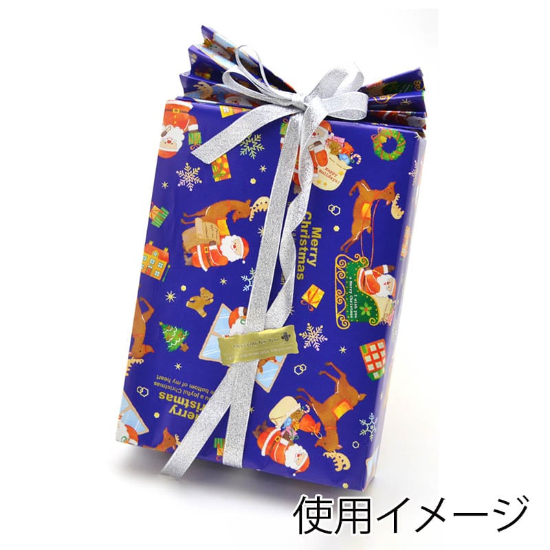 ササガワ リボン グランドメタル 銀 12mm 50-7301 1巻(ご注文単位1巻)【直送品】