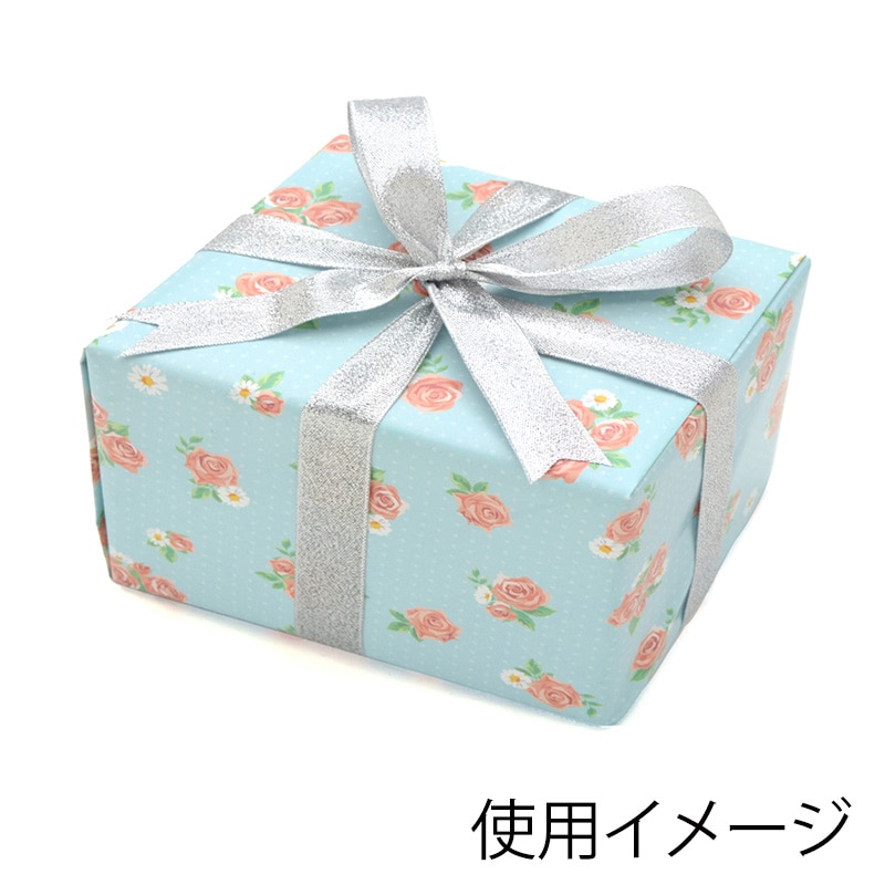 ササガワ リボン　グランドメタル グランドメタル　銀　18mm 50-7401 1巻（ご注文単位1巻）【直送品】