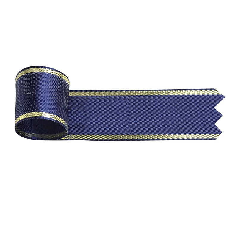 ササガワ リボン　イブ 青　18mm 50-7414 1巻（ご注文単位1巻）【直送品】