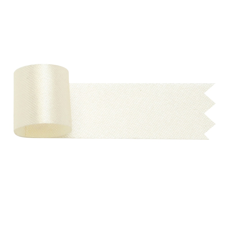 ササガワ リボン　グレース 生成　18mm 50-7420 1巻（ご注文単位1巻）【直送品】