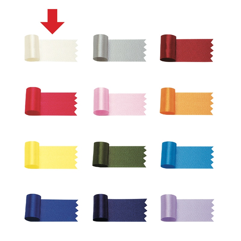 ササガワ リボン グレース 生成 18mm 50-7420 1巻(ご注文単位1巻)【直送品】