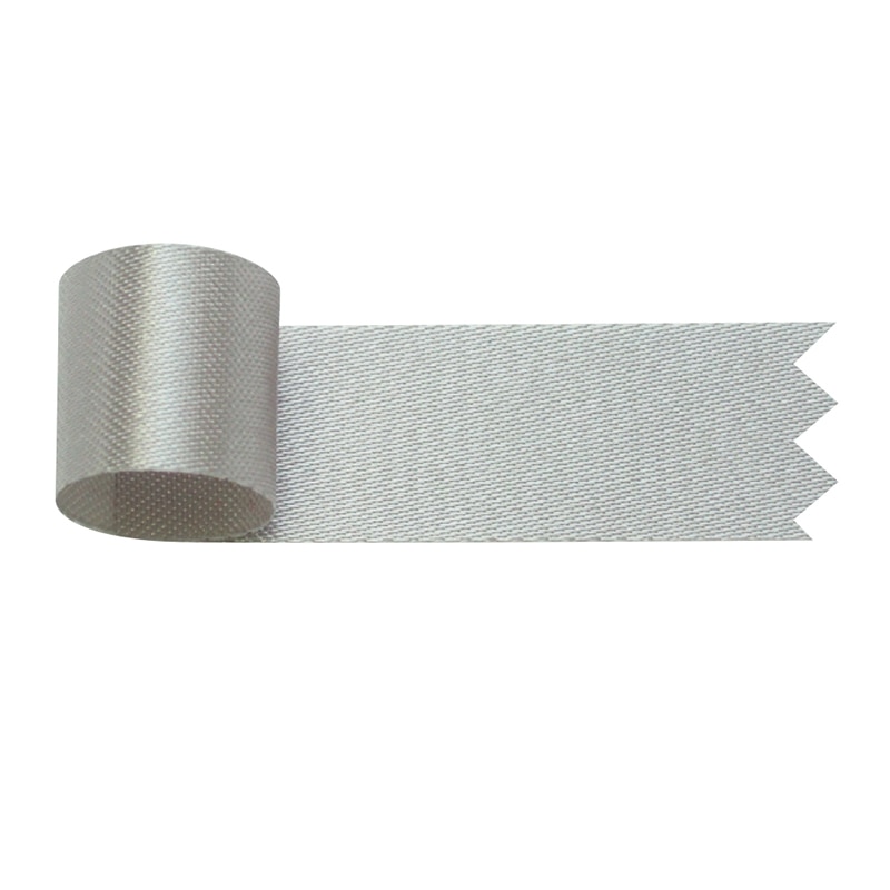 ササガワ リボン　グレース 銀　18mm 50-7421 1巻（ご注文単位1巻）【直送品】