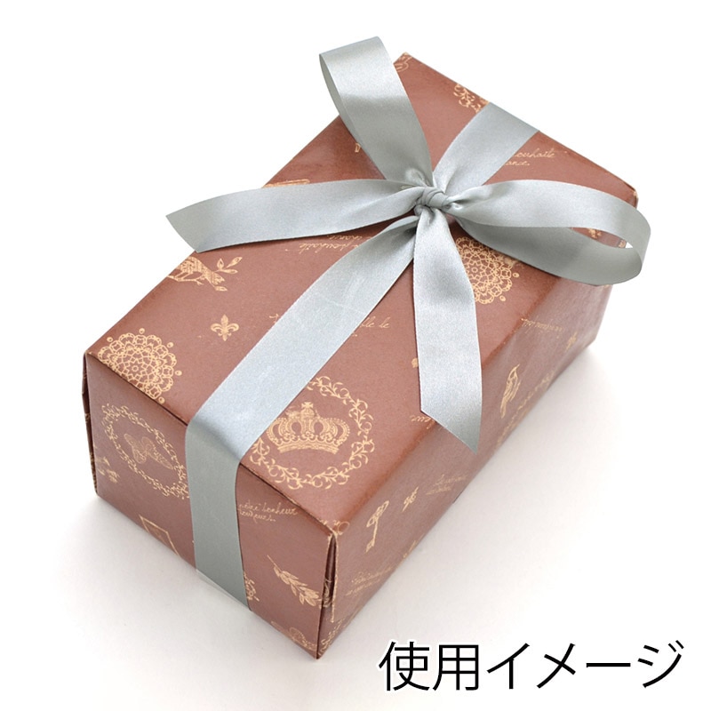 ササガワ リボン　グレース 銀　18mm 50-7421 1巻（ご注文単位1巻）【直送品】