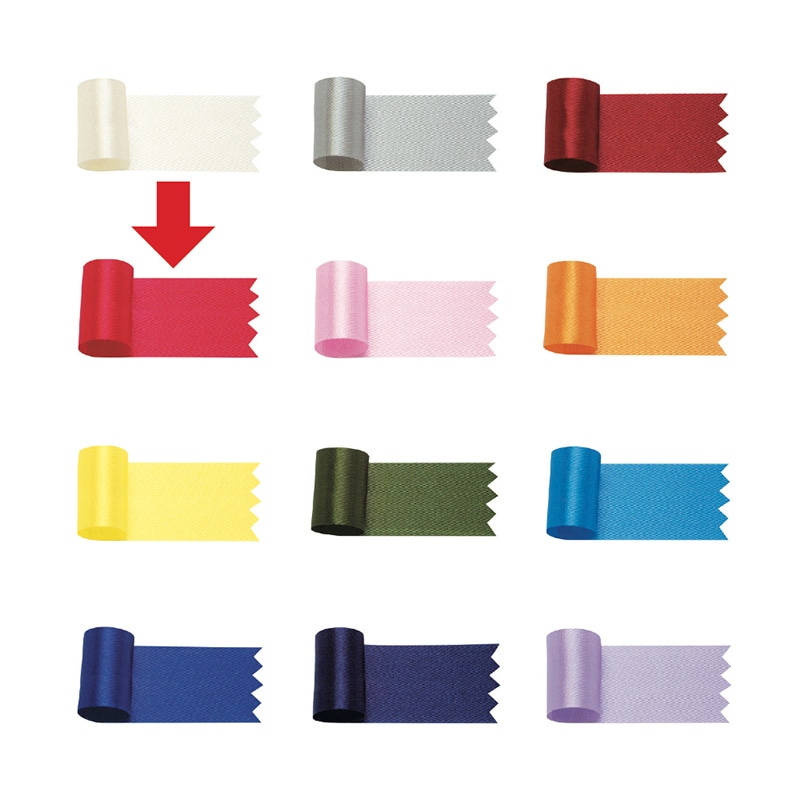 ササガワ リボン グレース 赤 18mm 50-7423 1巻(ご注文単位1巻)【直送品】