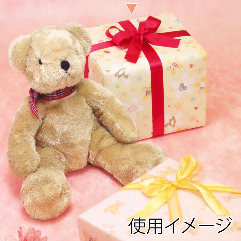 ササガワ リボン グレース 赤 18mm 50-7423 1巻(ご注文単位1巻)【直送品】