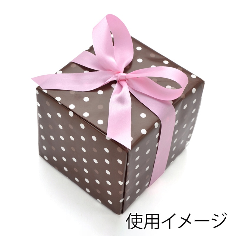 ササガワ リボン グレース 桃 18mm 50-7424 1巻(ご注文単位1巻)【直送品】