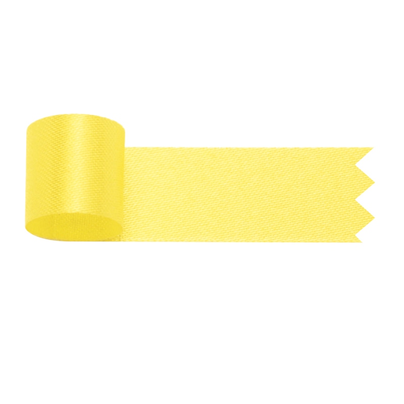 ササガワ リボン　グレース 黄　18mm 50-7426 1巻（ご注文単位1巻）【直送品】