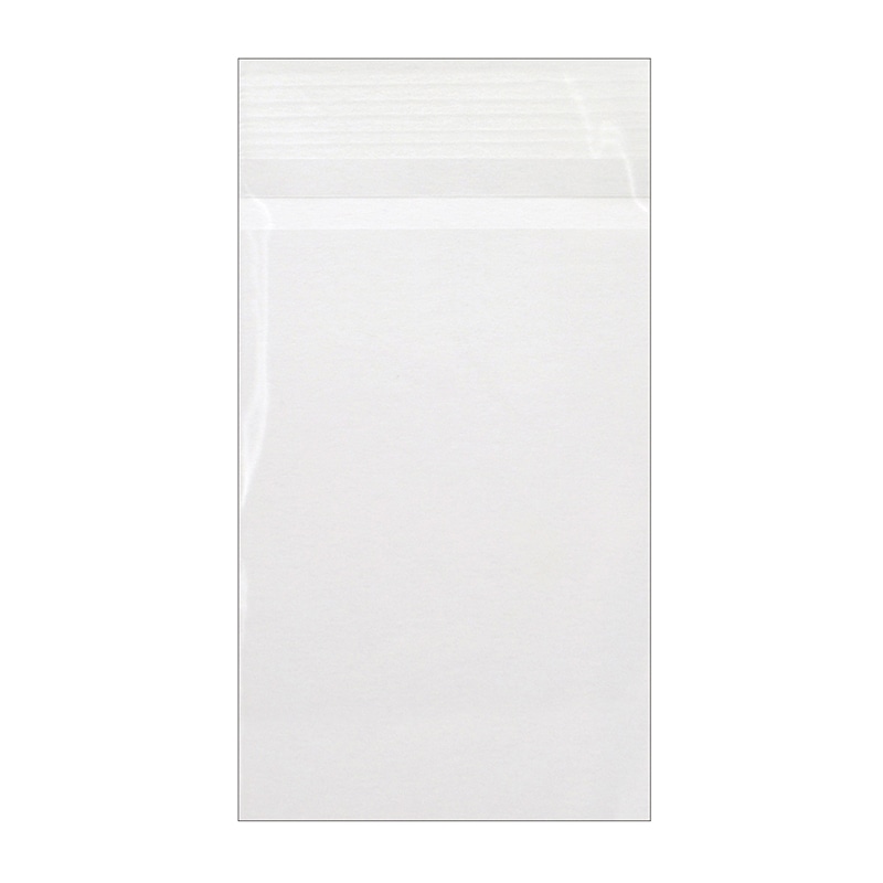 ササガワ テープ付き透明袋 M2　70×100mm 50-1299　100枚 1冊（ご注文単位1冊）【直送品】