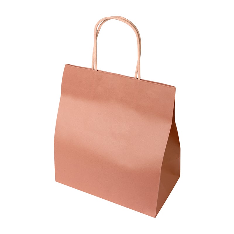 ササガワ 手提げ袋 ピンク 240×140×270mm 5枚入 50-6041 1外袋/袋（ご注文単位1袋）【直送品】