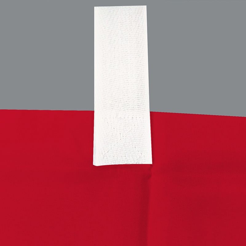 ササガワ 紅白幕 900mm×9m 木綿製 紅白ロープ付 40-6502 1枚(ご注文単位1枚)【直送品】