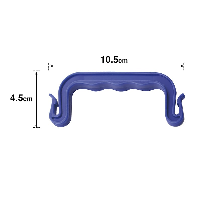 ササガワ 手提ホルダー 青 37-1 1パック(ご注文単位1パック)【直送品】