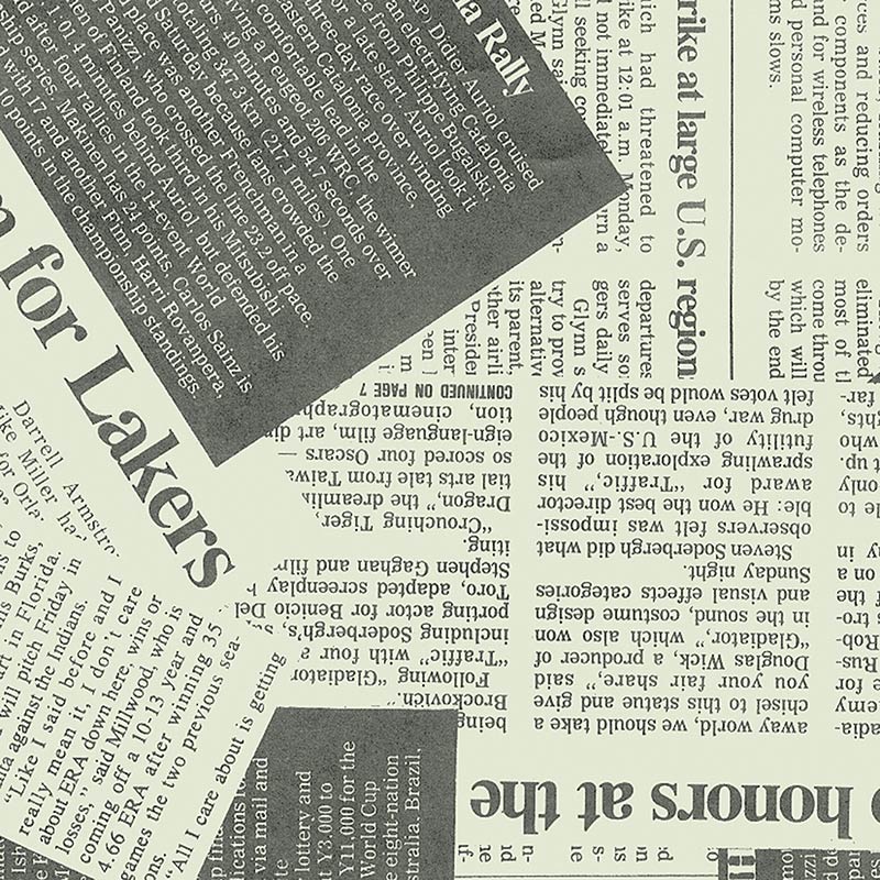 ササガワ ロール包装紙 ニュースペーパー　半才 35-574　2枚 1本（ご注文単位5本）【直送品】