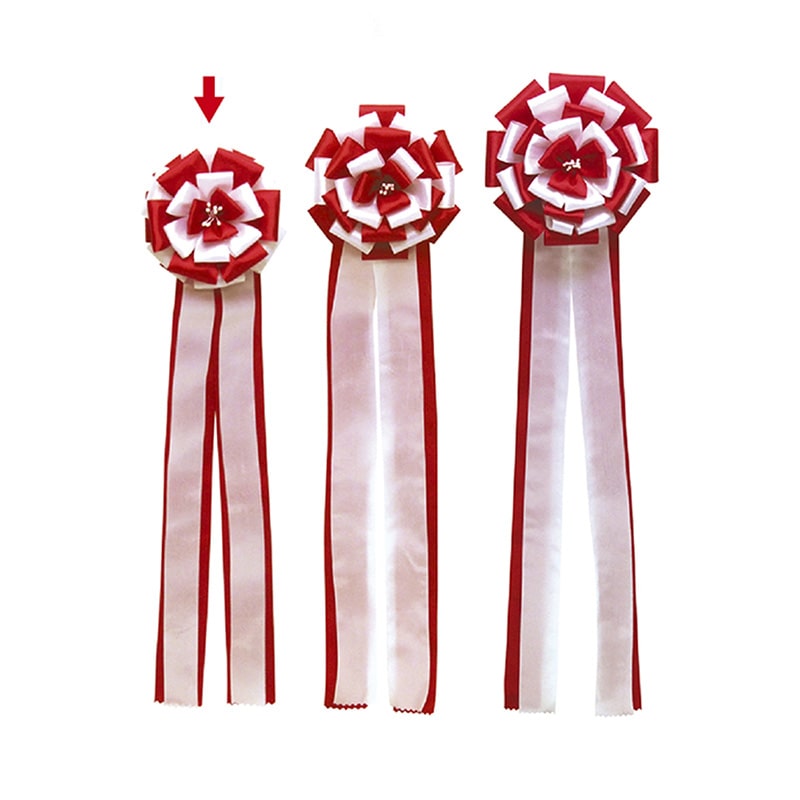 ササガワ テープカット用花型リボン 小 35-7097 1箱（ご注文単位1箱）【直送品】