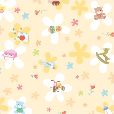 ササガワ ロール包装紙 ベビートイズ　半才 35-613　2枚 1本（ご注文単位5本）【直送品】