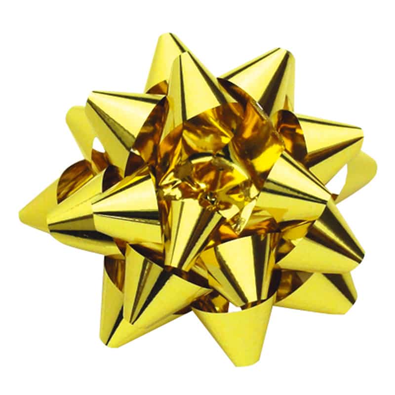 ササガワ スターボウ ホイルスター 金 100個入 35-6766 1パック（ご注文単位1パック）【直送品】