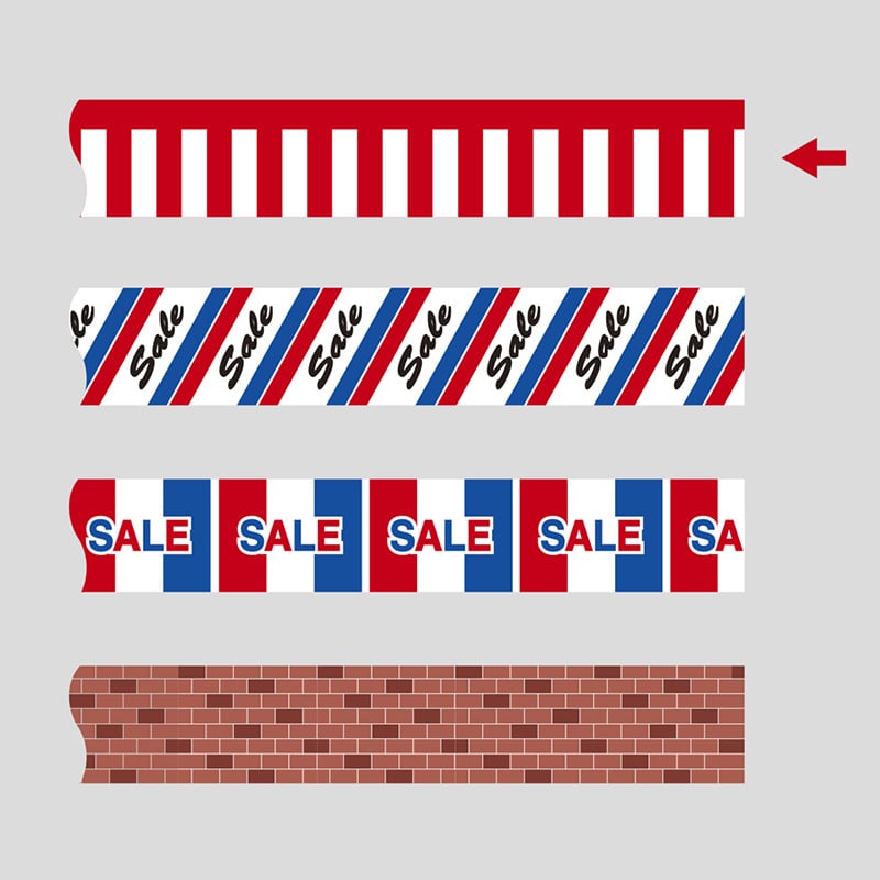 ササガワ ラウンドシート 紅白幕 40-7500 1本(ご注文単位1本)【直送品】