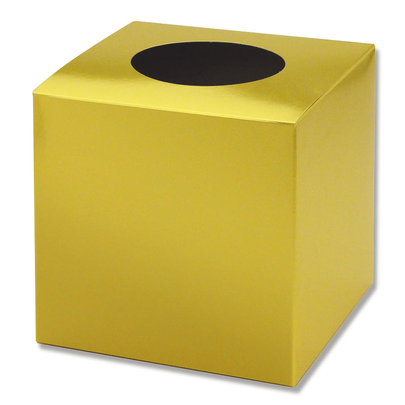 ササガワ 抽選箱 1個袋入 37-7907　抽選箱　小　金 1個（ご注文単位1個）【直送品】