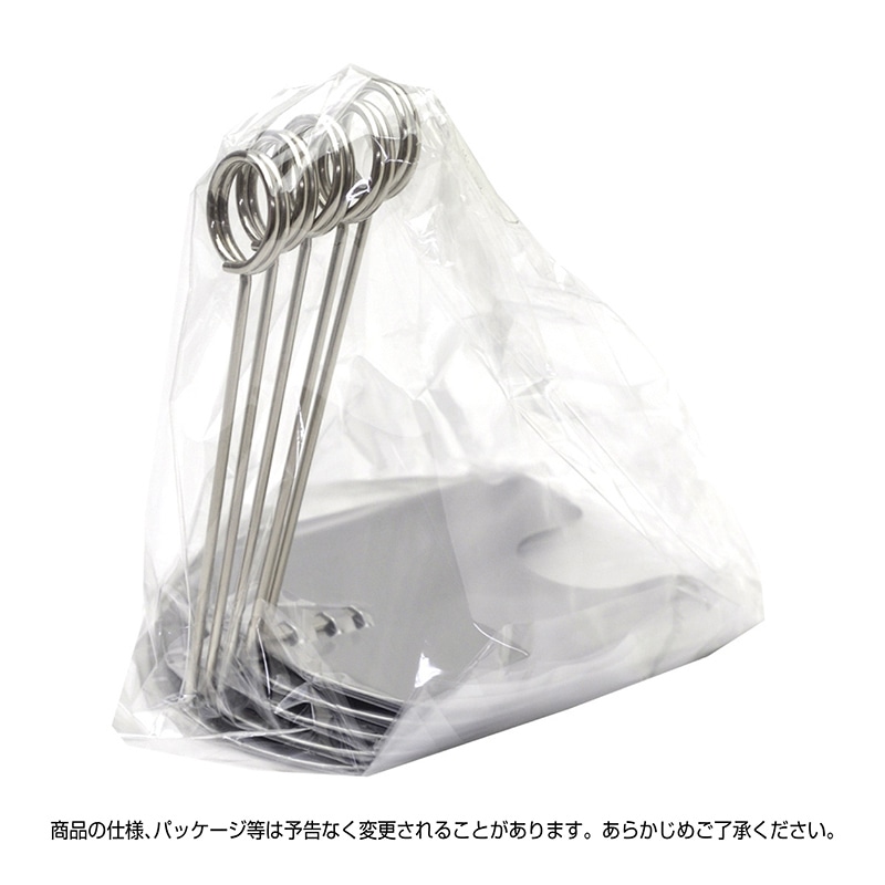 ササガワ リングスタンド 100　シルバー 34-4102 1個（ご注文単位5個）【直送品】