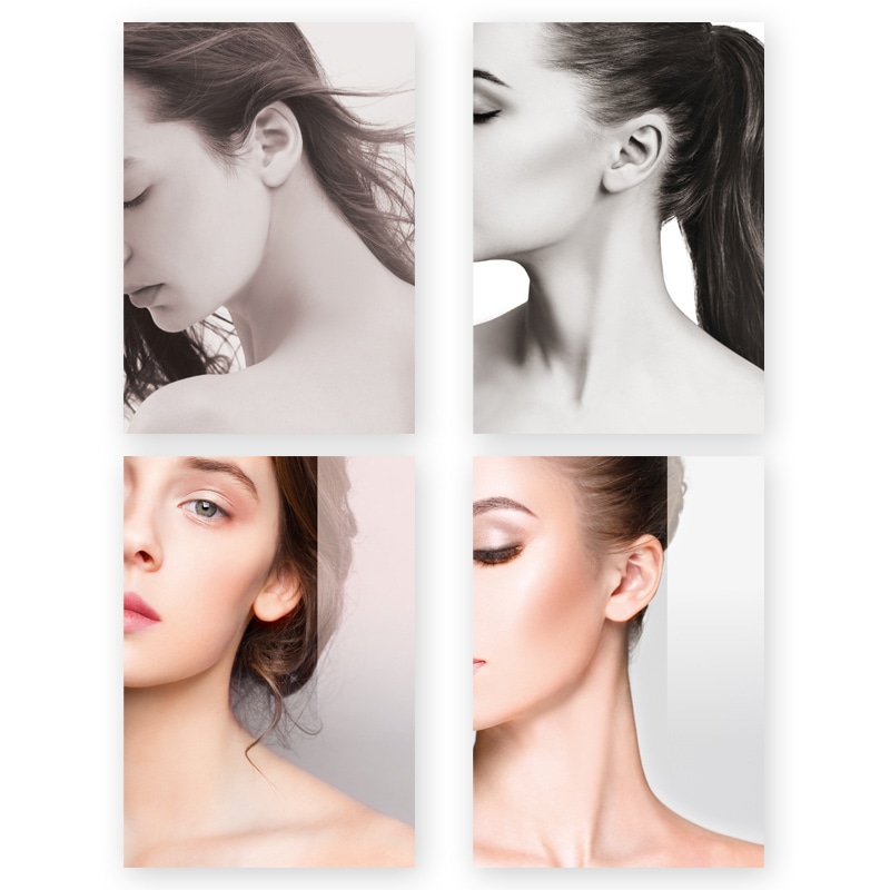 ササガワ 着画作成キット ピアス用　外国人モデルフォト 37-5002 1セット（ご注文単位1セット）【直送品】