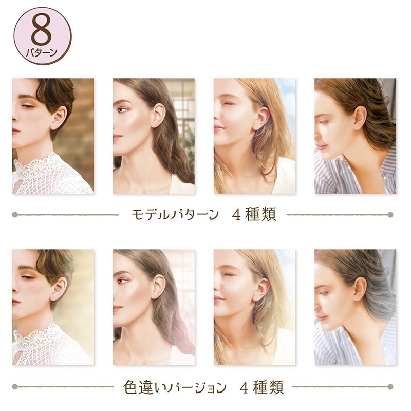 ササガワ 着画作成キット ナチュラル外国人モデルフォト ピアス 37-5013 1セット(ご注文単位1セット)【直送品】