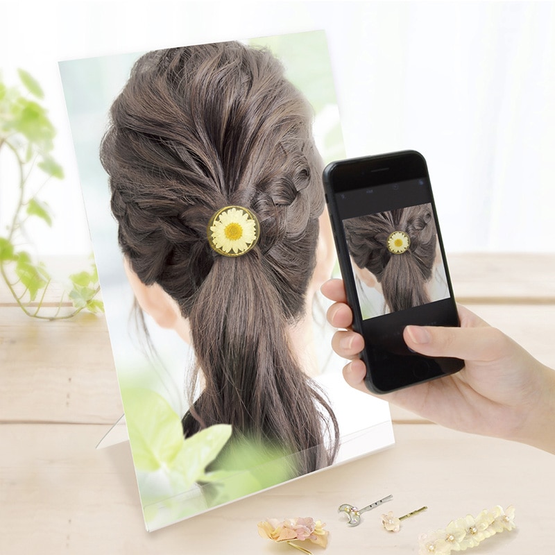 ササガワ 着画作成キット ナチュラルモデルフォト ヘアアクセ 37-5014 1セット(ご注文単位1セット)【直送品】