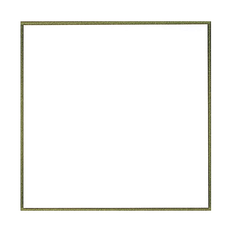 ササガワ 敷紙 4号　緑枠　厚口 26-2144　100枚 100枚/袋（ご注文単位5袋）【直送品】