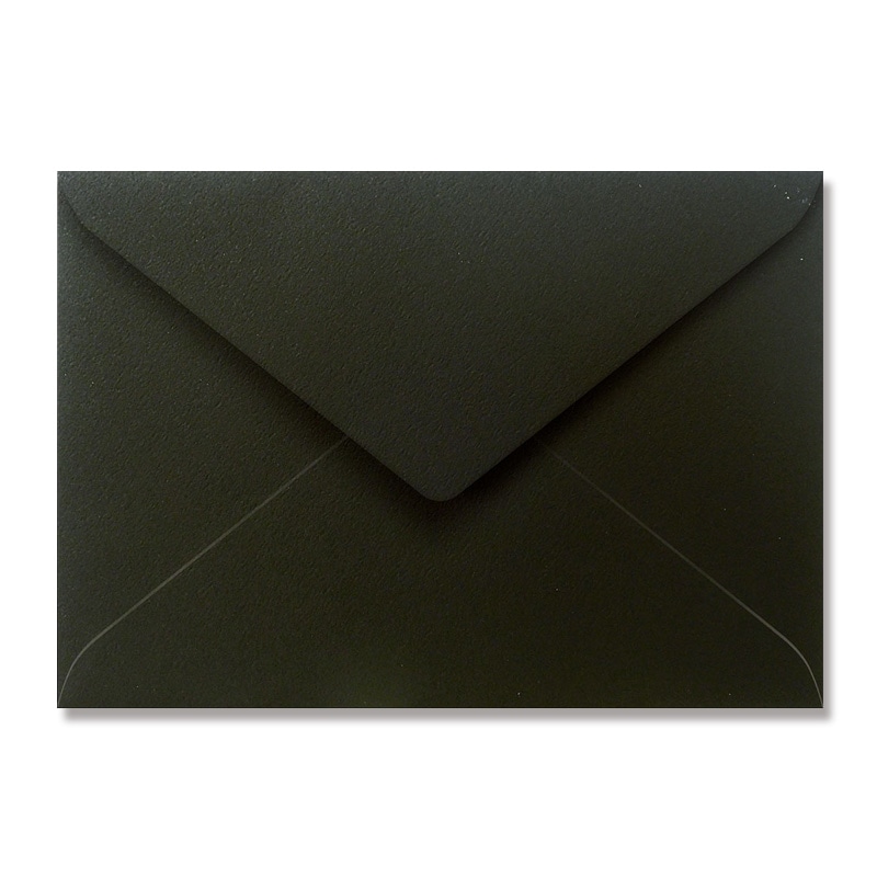 ササガワ 洋2封筒 8枚袋入 16-2026　ジェットブラック 1冊（ご注文単位5冊）【直送品】