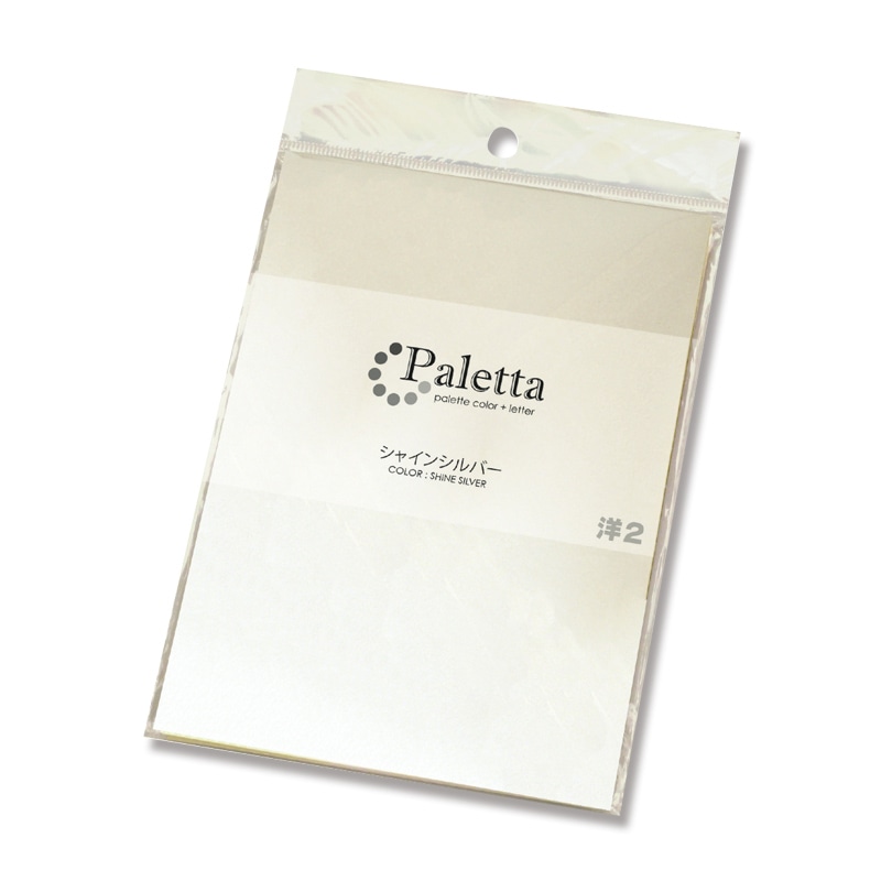 ササガワ 洋2封筒 6枚袋入 16-2092 シャインシルバー 1冊(ご注文単位5冊)【直送品】