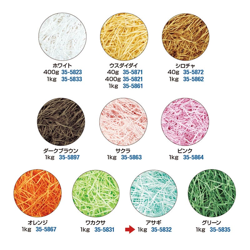 ササガワ 紙パッキン アサギ 1kg 35-5832 1袋(ご注文単位1袋)【直送品】