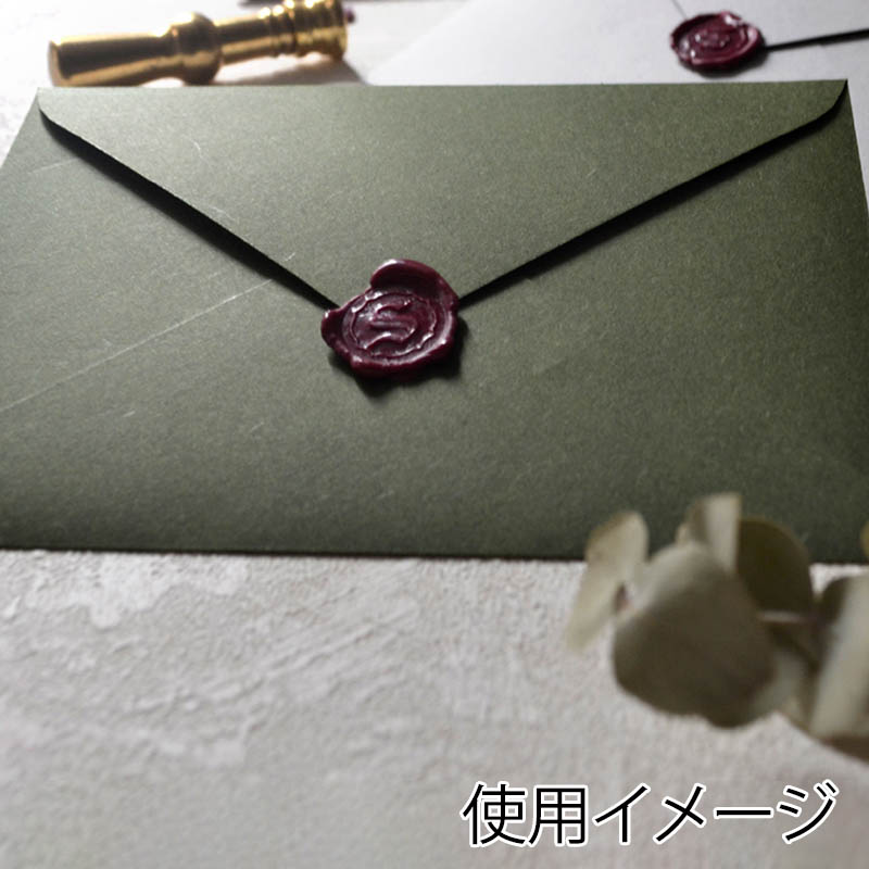 ササガワ 洋2封筒 オリーブグリーン 16-2045 1冊(ご注文単位5冊)【直送品】