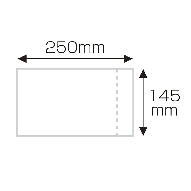 ササガワ デリバリーパック 完全密封タイプ　100枚 32-1452 1束（ご注文単位1束）【直送品】