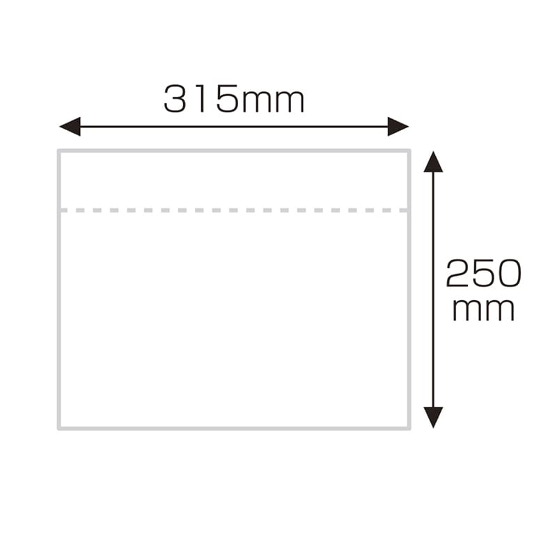 ササガワ デリバリーパック A4サイズ用　100枚 32-1454 1束（ご注文単位1束）【直送品】