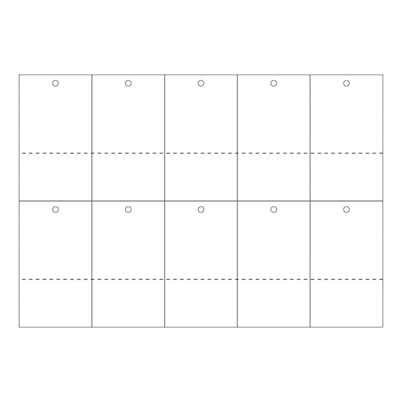 ササガワ プリンター対応タグ 大 白 44-7100 30シート/冊