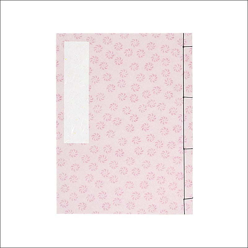 ササガワ 芳名帳 紙表紙 郵便番号枠付き 5行罫 桃 31-142 1冊（ご注文単位1冊）【直送品】