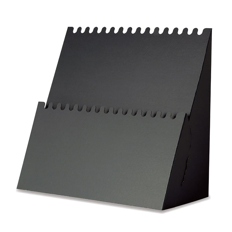 ササガワ 組立式 キーホルダー・ネックレスボード ブラック 44-5818 1セット（ご注文単位1セット）【直送品】