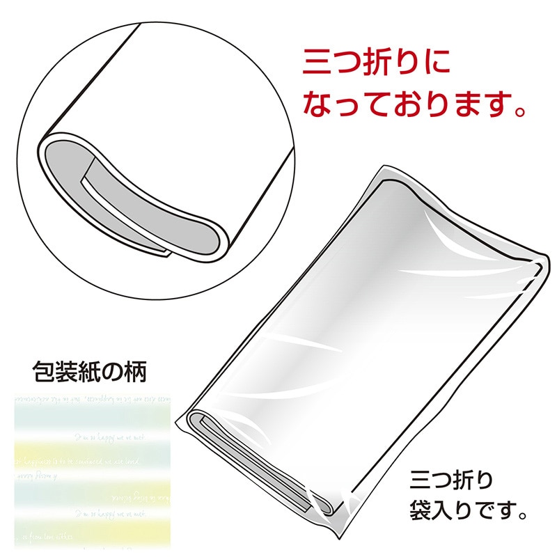 ササガワ 包装紙 ホライズンB　半才判 49-1138　50枚 1包（ご注文単位1包）【直送品】
