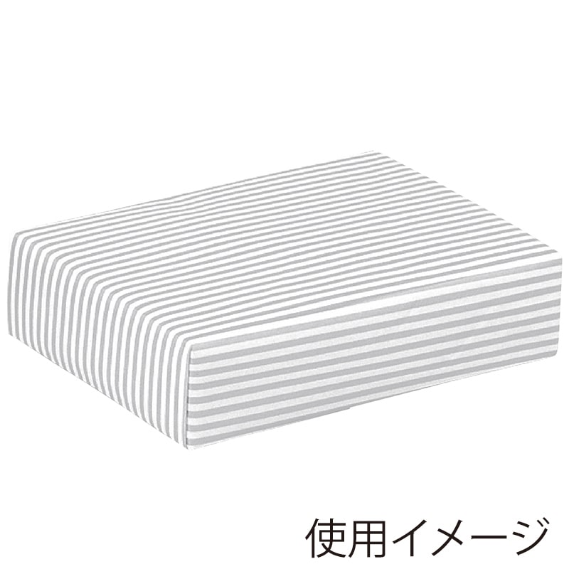 ササガワ 包装紙 シルバーライン 半才判 49-1139 50枚 1包(ご注文単位1包)【直送品】