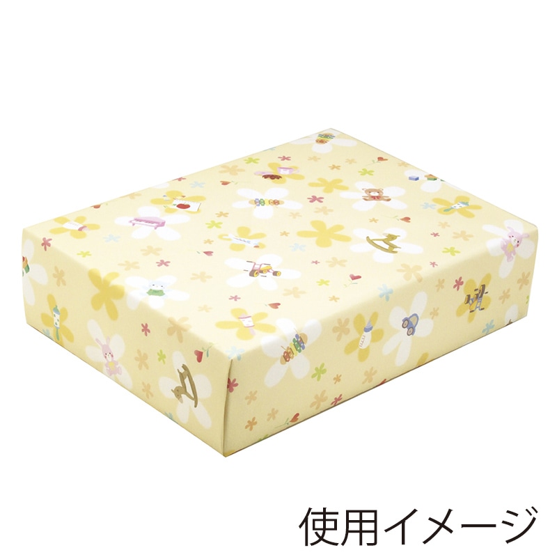 ササガワ 包装紙 ベビートイズ 半才判 49-1300 50枚 1包(ご注文単位1包)【直送品】