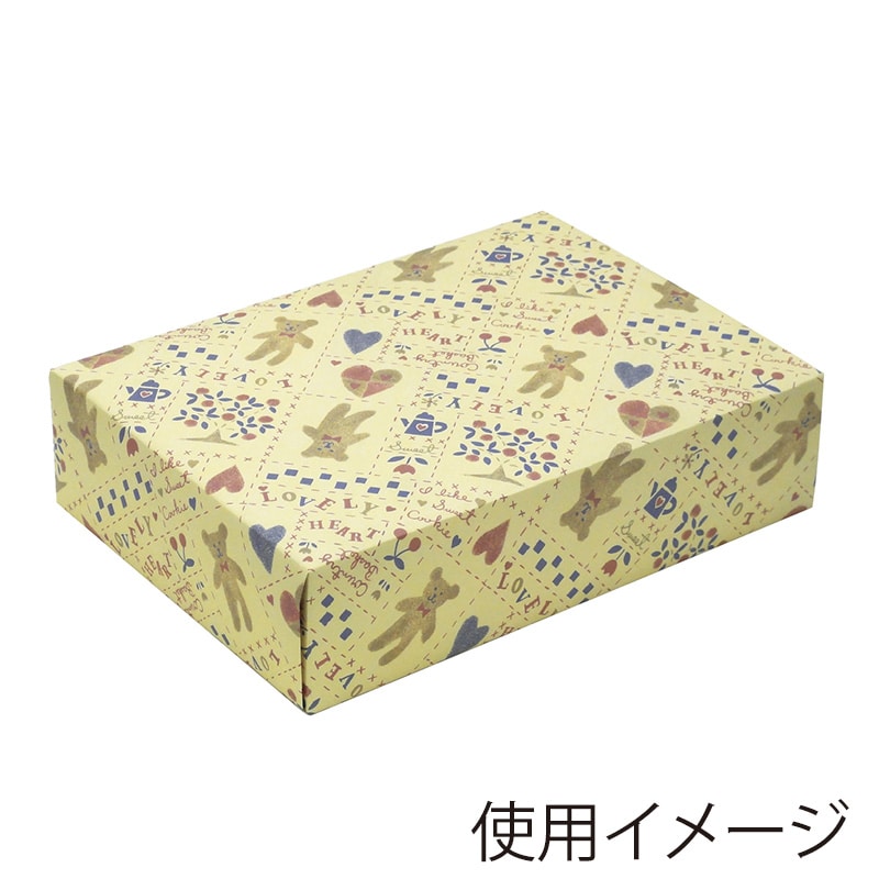 ササガワ 包装紙 カントリーベア 半才判 49-1310 50枚 1包(ご注文単位1包)【直送品】