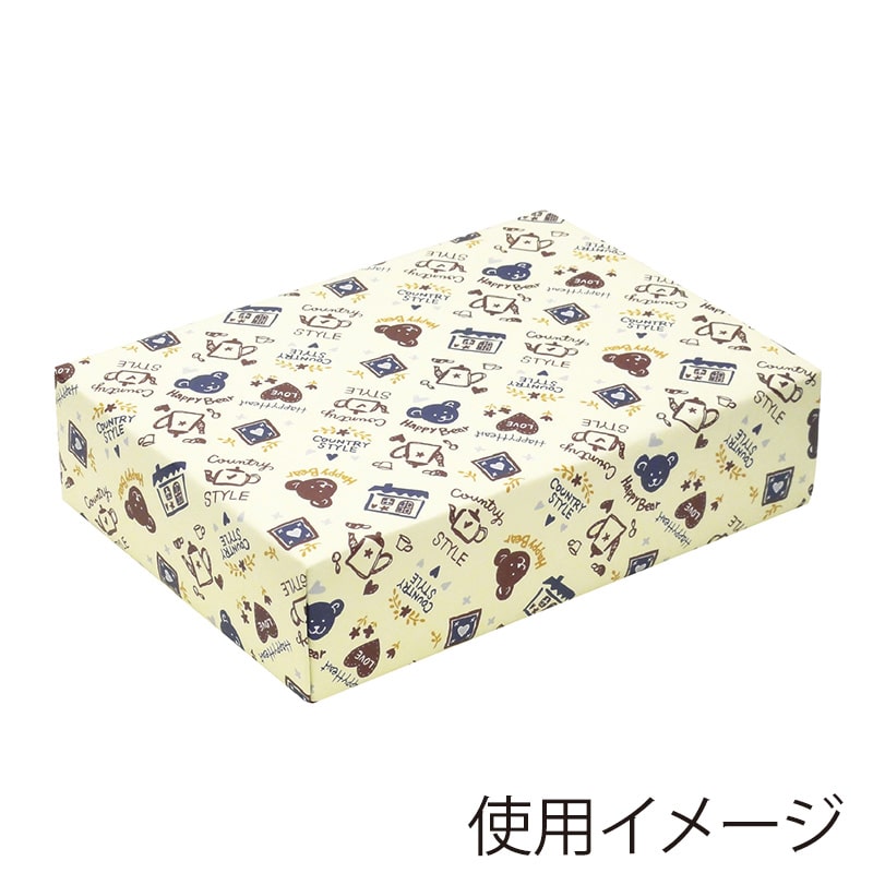 ササガワ 包装紙 カントリースタイル 半才判 49-1315 50枚 1包(ご注文単位1包)【直送品】